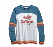 Retro Varsity Pullover Sweatshirt