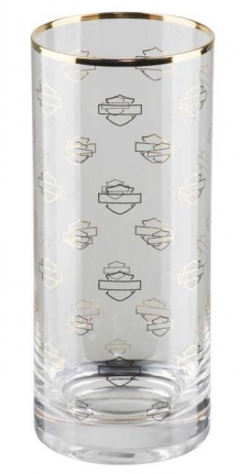Harley-Davidson® Repeat Silhouette Bar & Shield Highball Set