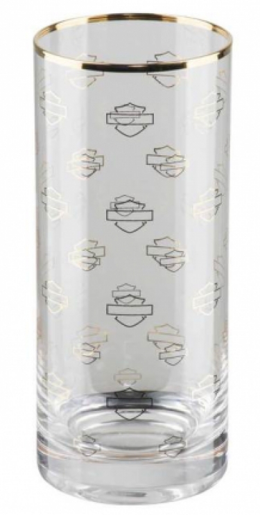 Harley-Davidson® Repeat Silhouette Bar & Shield Highball Set
